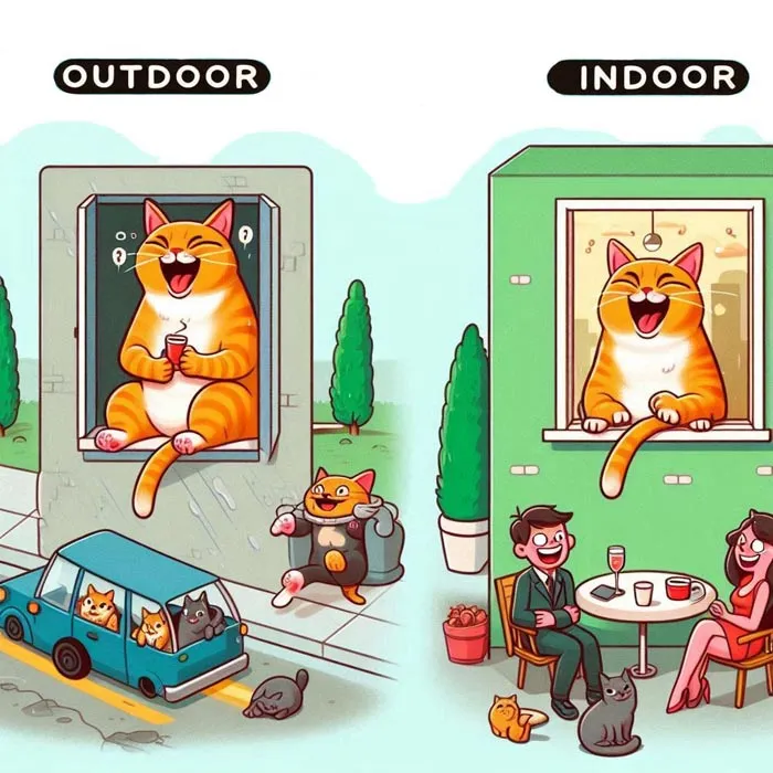 Indoor vs. Outdoor Cats