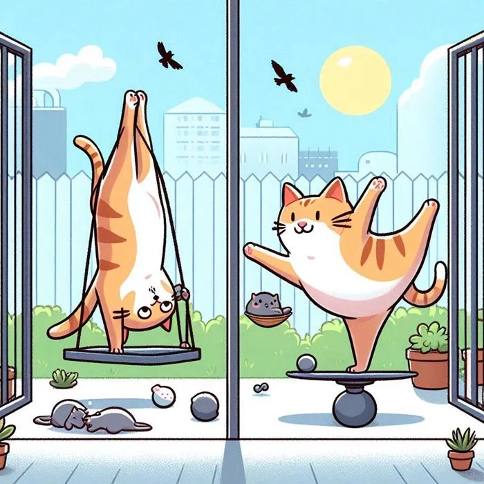 Indoor-Outdoor Cats Balance