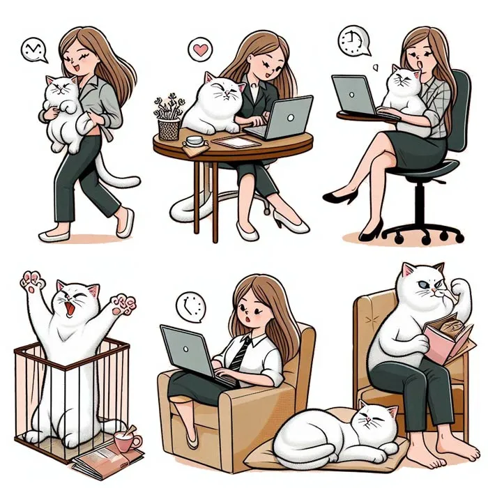 Cats Are Ideal for Busy People